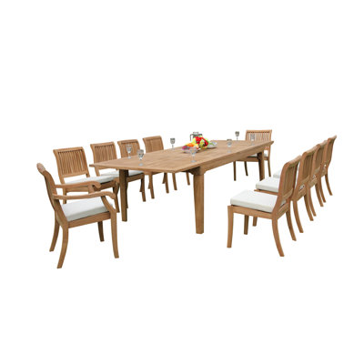 Caranas Outdoor 7 - Piece Teak Dining Set