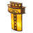 Tiara Steel Flush Mounted Sconce