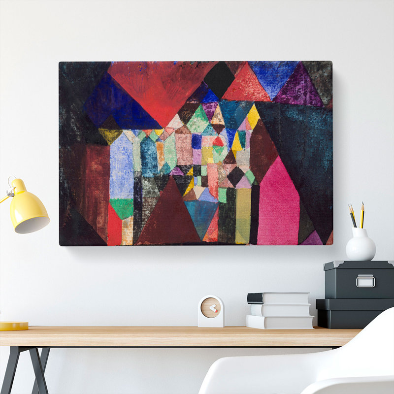Municipal Jewel by Paul Klee - Wrapped Canvas, 35cm H x 50cm W x 3cm D
