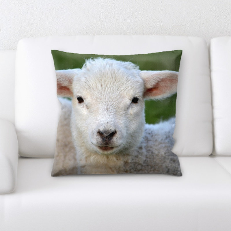 Coussin décoratif agneau
