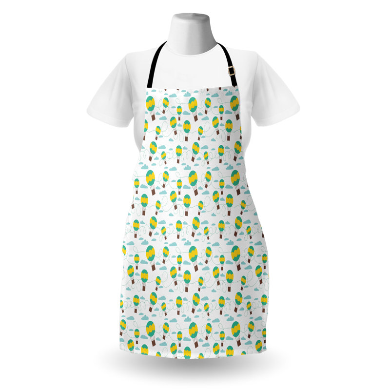 No Pattern Bib Apron