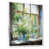 White Floater Framed