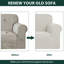 Spandex Soft Textured Stretchy Box Cushion Armchair Slipcover-312867610