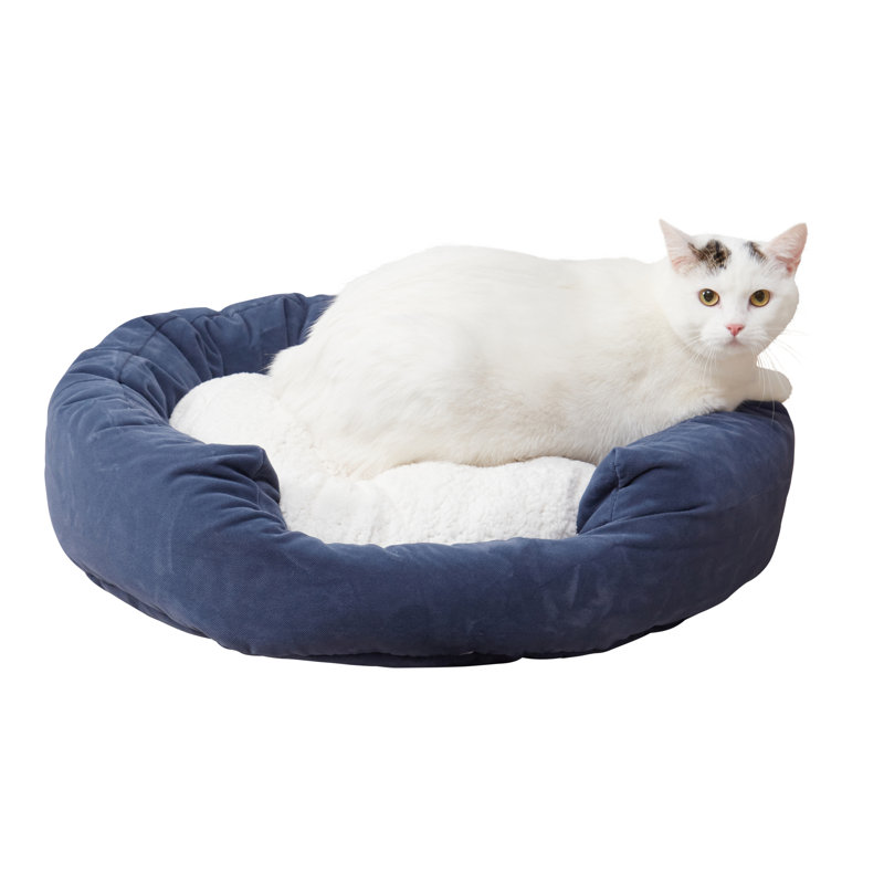 Lit rond pour chat, Denim