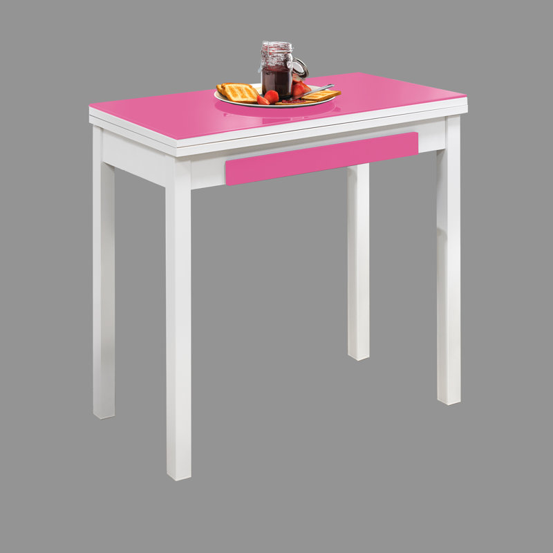 Raphaelle Rectangular 80Cm L x 80Cm L Dining Table, Fuchsia