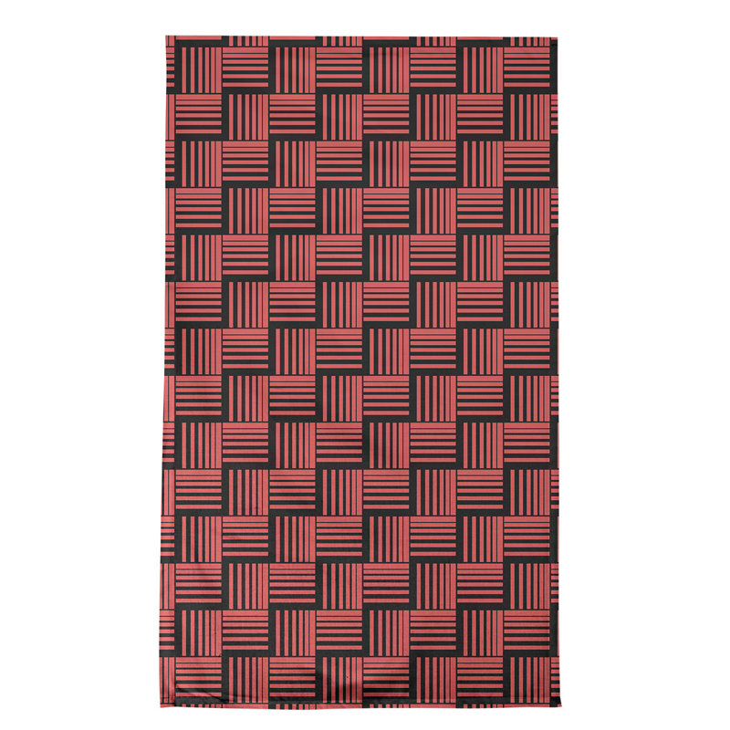 Jaya Tea Towel Kitchen Towel, Beam Red/Black, Cotton Twill