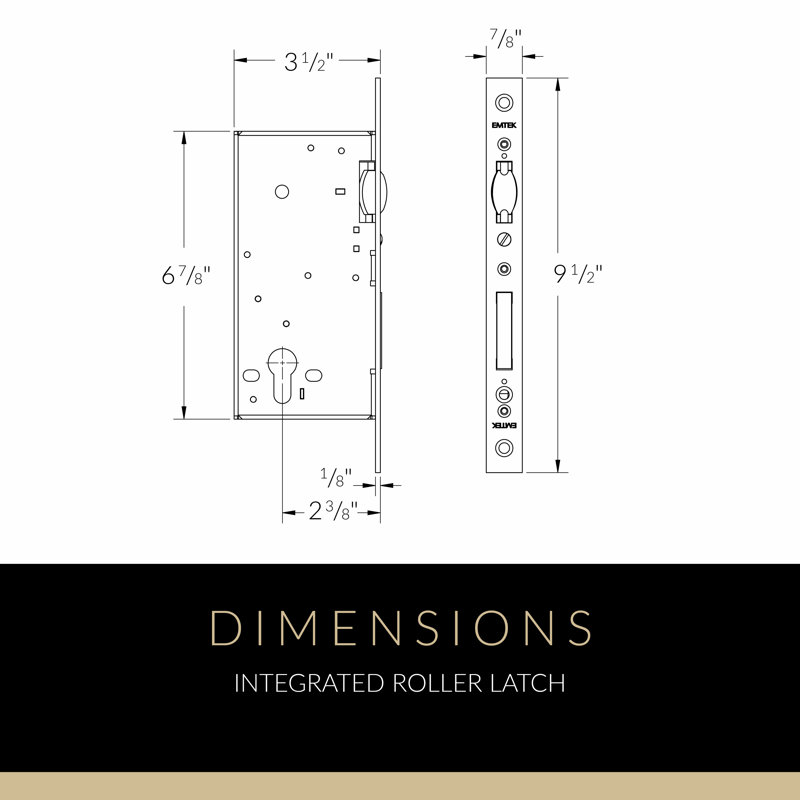 Stainless Steel Push/Pull Plate, Brushed Stainless Steel