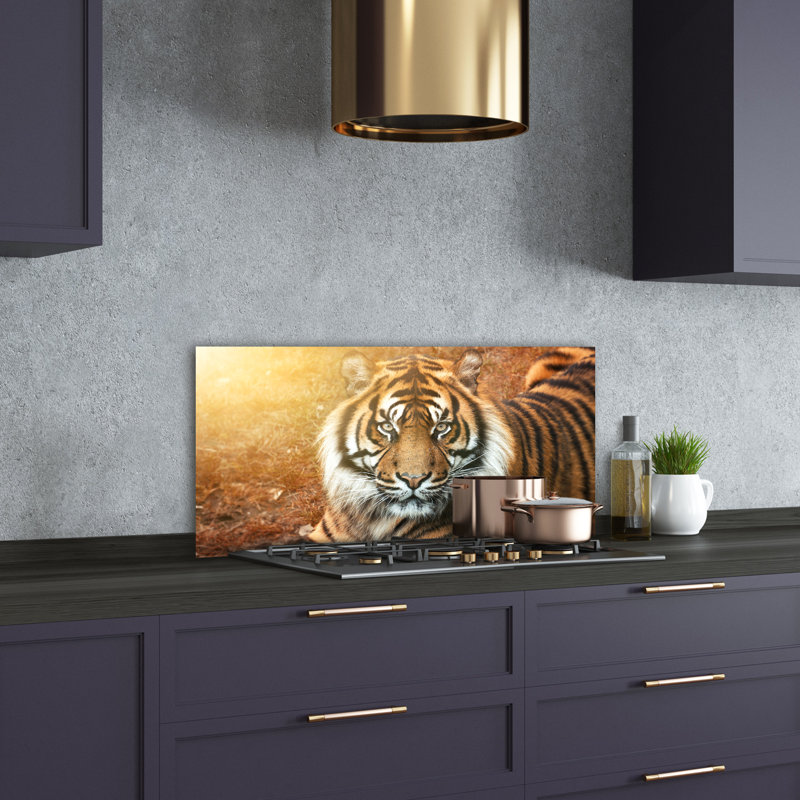 50cm W x 100cm L Glass Peel and Stick Panel
