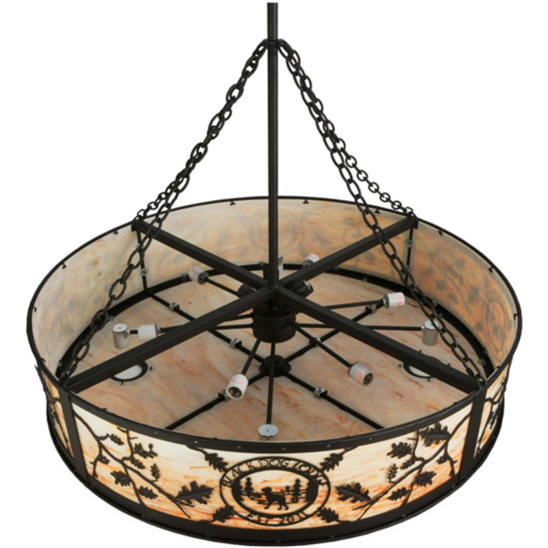 Personalized 13 - Light Drum Chandelier