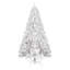 Arbre de Noël blanc avec fil mémoire, arbre en PVC artificiel à charnière, arbre de Noël des Fêtes facile à assembler pour la décoration intérieure (ornements non inclus)-116893383