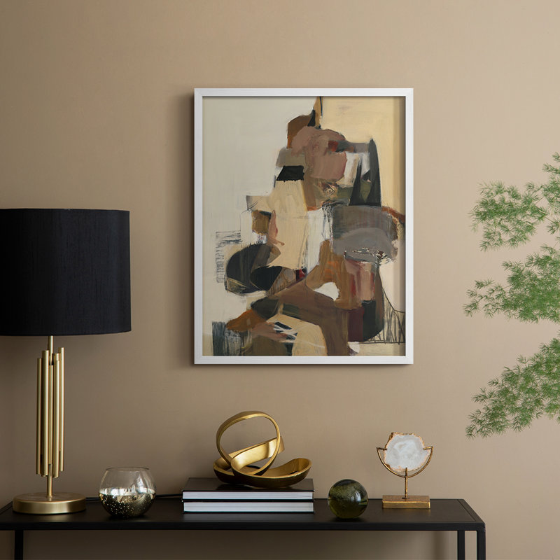 Reproduction encadrée Mesa Grande - bois massif, H 21 po x l 17 po, Blanc