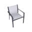 Garden Lounge Set with Table 4 Seater Castone Metal Dark Grey-718511657