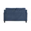 Causeuse 2 places en chenille bleu marine