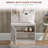 Versatile Rustic Hall Tree with Shoe Storage and Coat Rack for Various Rooms