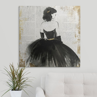 «Lady in Black Dress», impression