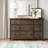 Epworth 9-Drawer Dresser in Weathered Oak