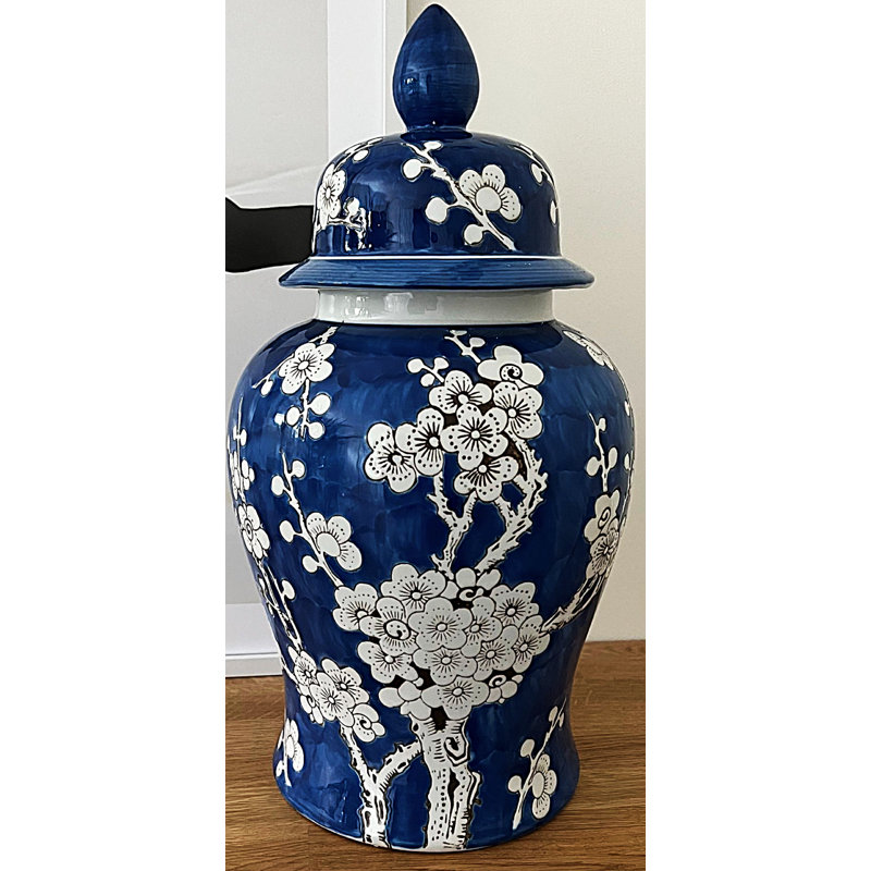 Large Blossom Ginger Jar