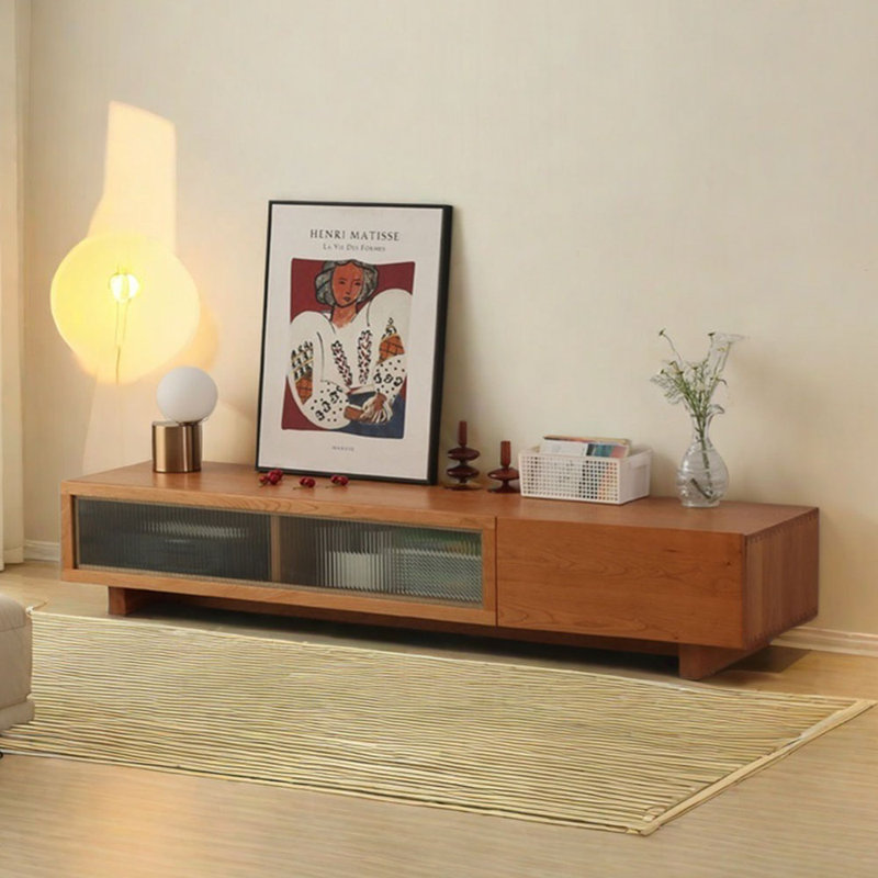 Meuble télé moderne et simple rétro, 70.86"