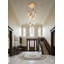 Lustre suspendu en cristal 13 lumières Transitional-725180362