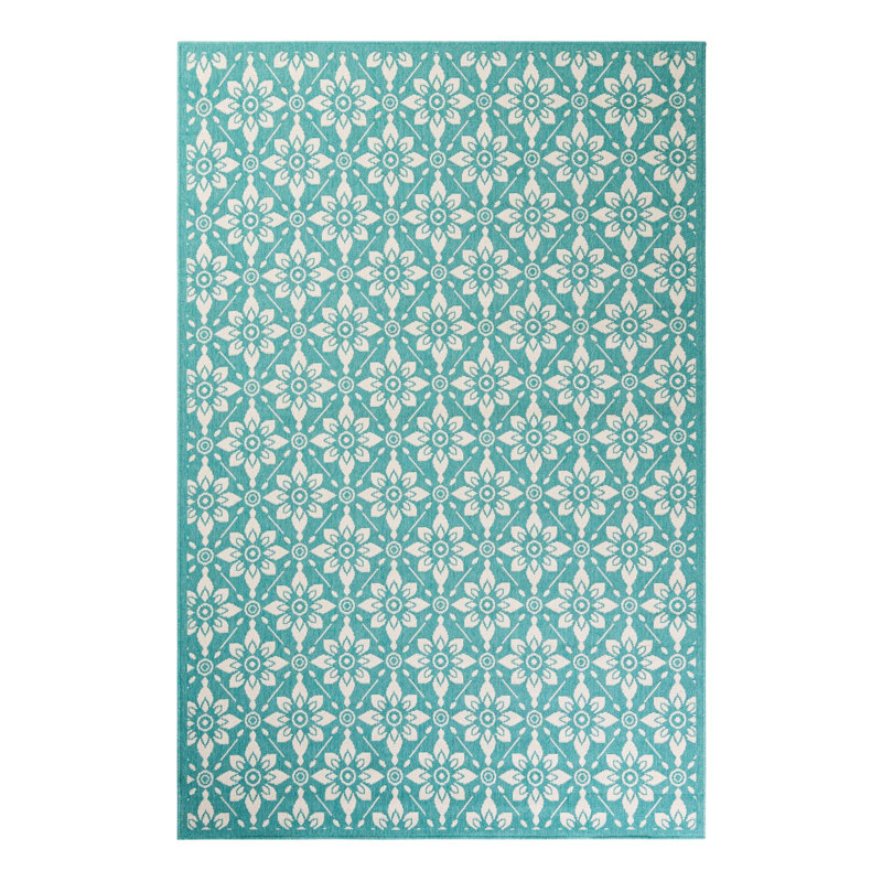 Indoor/Outdoor Trellis Area Rug, Rectangle 6'1" x 9'