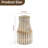  Wood Vase | Decorative Accent Handcrafted Wooden Vase | Elegant Home Décor | 9x15" 