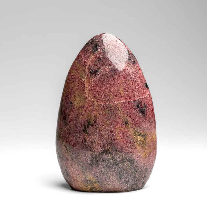 Polished Imperial Rhodonite Freeform From Madagascar (1.1 Lbs)