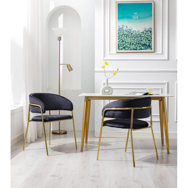 Cardi Upholstered Dining Chair, Black