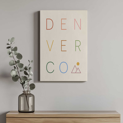 «Denver CO-Multi» par Deny Designs, reproduction d'art