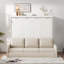 Lit armoire avec canapé escamotable Murphy, tablettes de rangement intégrées et éclairage à DEL-1670206129