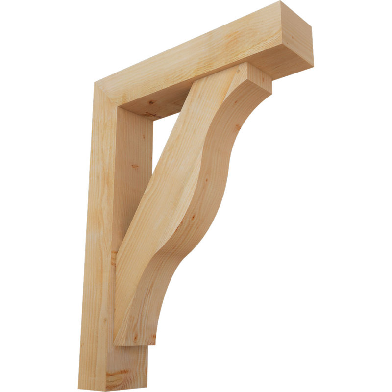 Support Funston Block avec support décalé, 48 po x 36 po, Sapin Douglas de l 8 po (scié brut)