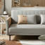 Canapé-lit modulaire en polyester LightGray avec rangement
