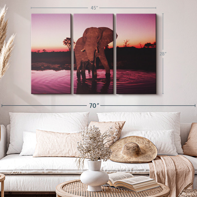 sur toile, H 45 po x l 28 po