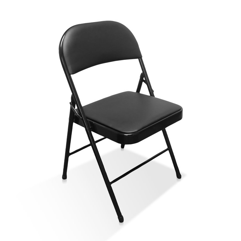 Royalford Heavy Duty Folding Padded Chair with Metal Frame Padded Seat Foldable Chair for Outdoor & Indoor Home Office Dining Easy Store Back Rest Computer Desk Chairs