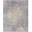 Hand Knotted Abstract Area Rug in Gray-1263571702