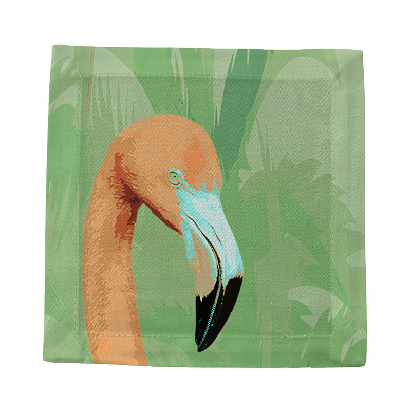 Palm Springs Cotton Sateen Cocktail Napkins, Granada