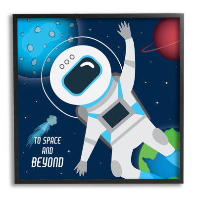 " To Space And Beyond Blue Comet Astronaut Wave "