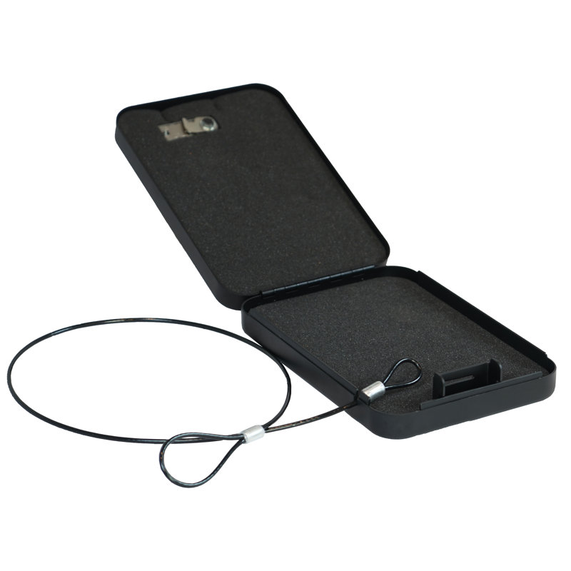Portable Safe with Combination Lock, 9.5" H x 6.5" W x 1.8" D