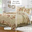 Ensemble de courtepointe réversible en coton rose antique-8485984-76251863