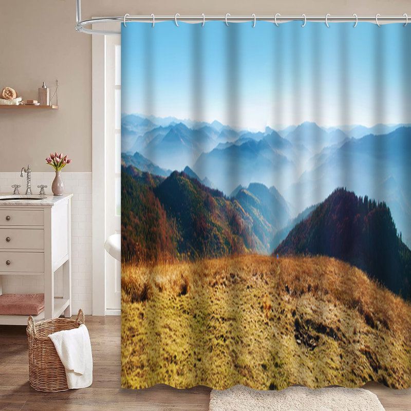 Rideau de douche Smoky Hills Mountain, L 72 po x l 72 po