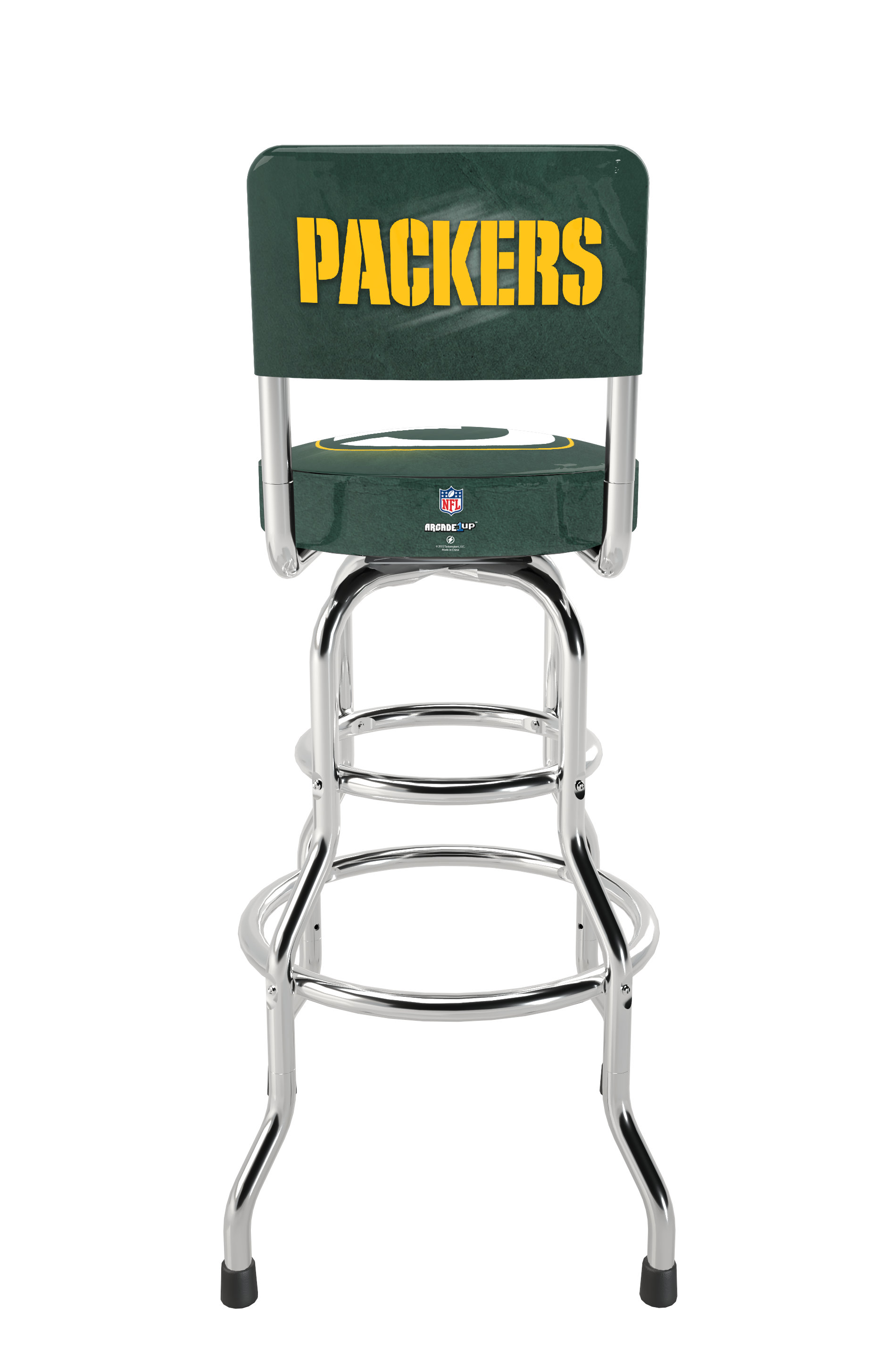 NFL Green Bay Packers Faux Fur Logo Backrest Support Pillows