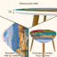 Ensemble de 2 tables basses gigognes Triangle