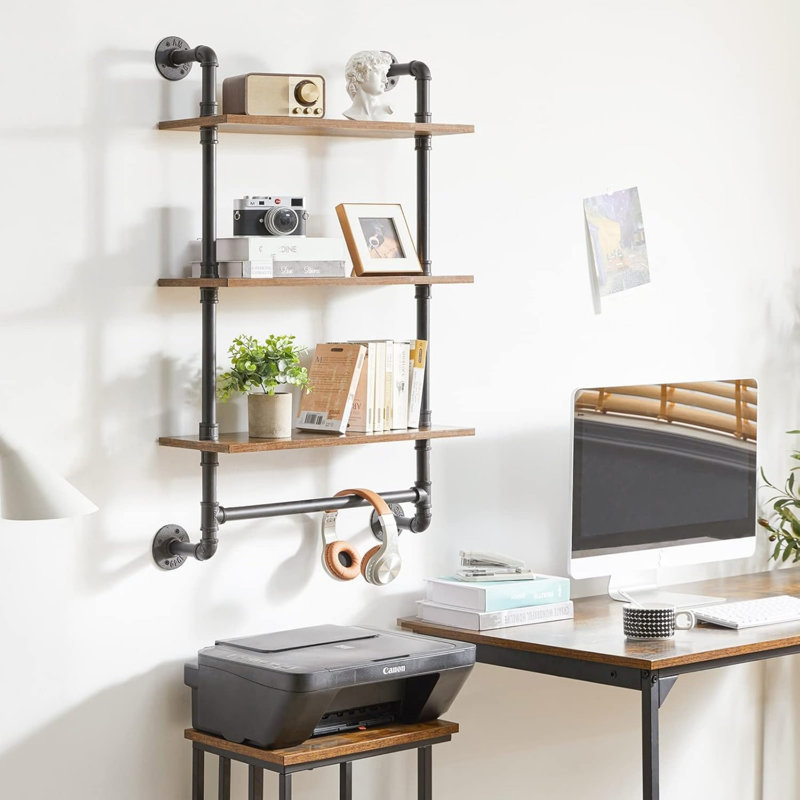 103.5 cm H x 60 cm W Floating Shelf Bookcase