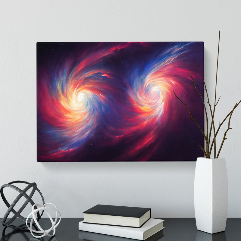Colourful Cosmos Vol.2 - Wrapped Canvas Print, 35cm H x 50cm W x 3cm D