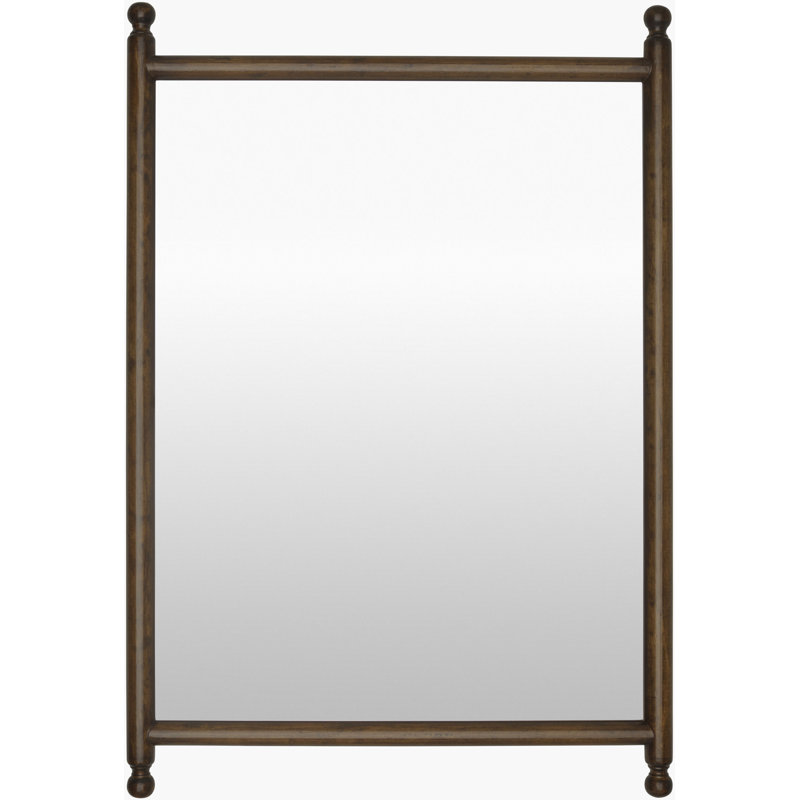 Daneeka Mirror, Dark Brown Wood
