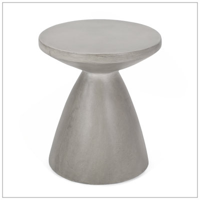 Outdoor Lightweight Concrete Side Table
