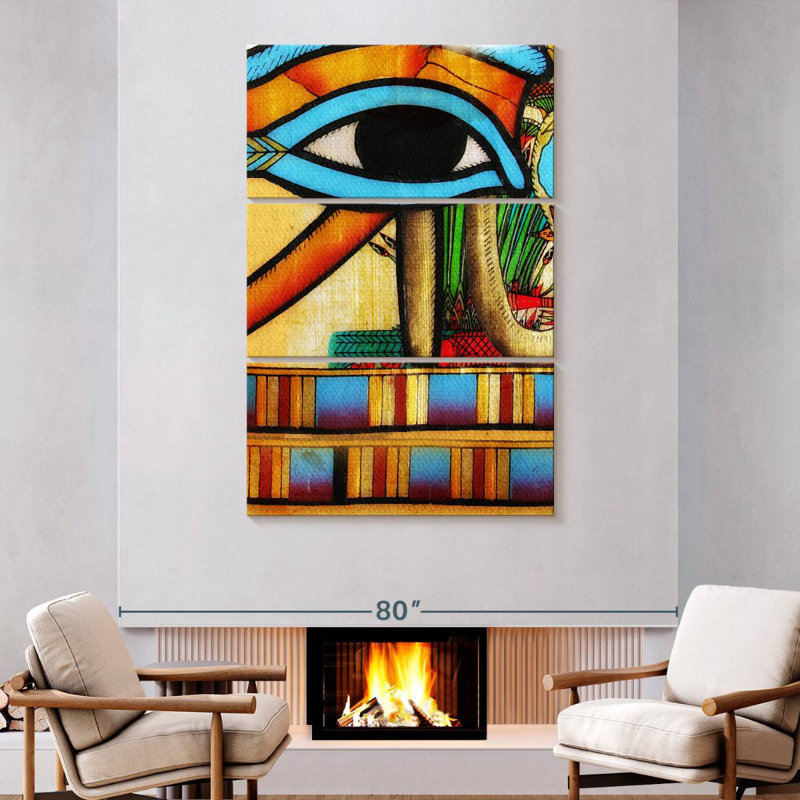 Keiri Abstract Eye, 74" H x 48" W