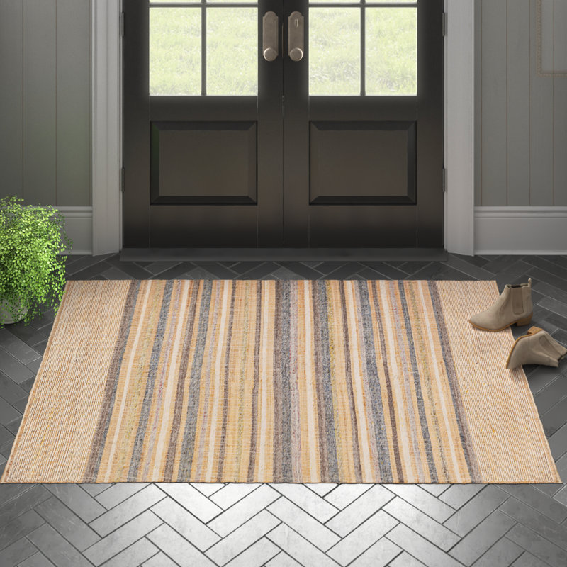 Naper Striped Indoor Rug, Rectangle 4' x 6'