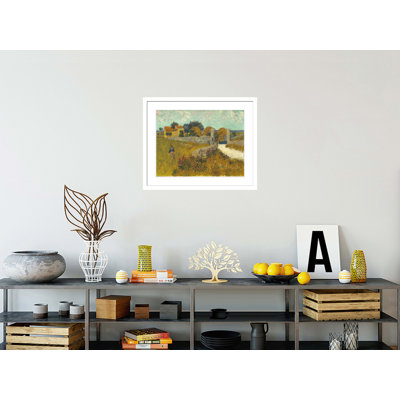 Farmhouse in Provence by Vincent van Gogh -Framed Giclee Print