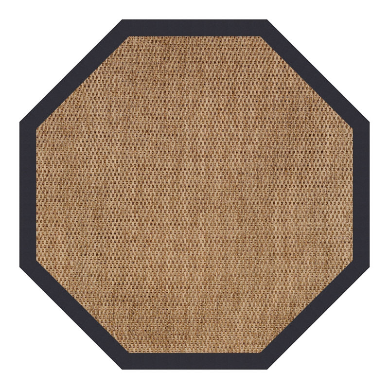 Laspisa Geometric Indoor / Outdoor Rug, Octagon 8'