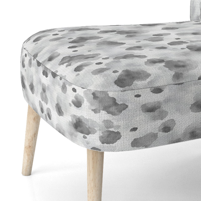 Chaise rembourrée Modern, Chaise d'appoint sans accoudoirs
